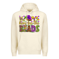 Sandshell Here for the beads Premium Hoodie - HowdyJamesFarm