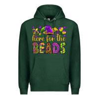 Sports Green Here for the beads Premium Hoodie - HowdyJamesFarm