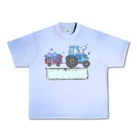 Grape Ice easter tractor boy Urban Heavy Tee - MaliasSmallBusiness