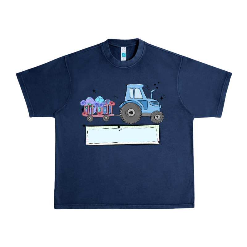 Easter Tractor Boy Urban Heavy Tee by MaliasSmallBusiness | Teevron