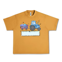 Peanut Butter easter tractor boy Urban Heavy Tee - MaliasSmallBusiness