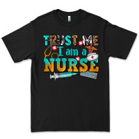 Black trust me i am a nurse Premium Tee - AdoDesignShop