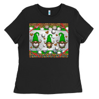 Black western golf gnome Ladies Tee - HRA Design Shop