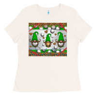 Bone western golf gnome Ladies Tee - HRA Design Shop