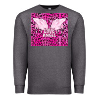 Charcoal Heather love angel Premium Sweatshirt - TumblerDesignByShophia