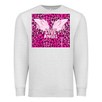 Oatmeal Heather love angel Premium Sweatshirt - TumblerDesignByShophia
