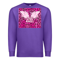 Purple love angel Premium Sweatshirt - TumblerDesignByShophia