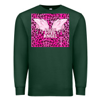 Sports Green love angel Premium Sweatshirt - TumblerDesignByShophia