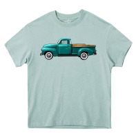 Arona western truck left side view Heavy Core Tee - FaDigitalArtStudio