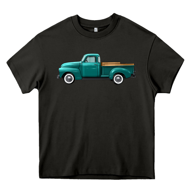 Western Truck Left Side View Heavy Core Tee by FaDigitalArtStudio | Teevron