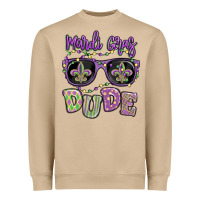 Mushroom mardi gras dude Heavyweight Sweatshirt - MaliasSmallBusiness