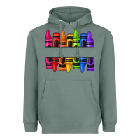 Sage custom name crayons Heavyweight Hoodie - texasbilliewilder