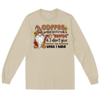 Mushroom coffee spelled backwards is eeffoc & i don't give Long Sleeve Tee - MaliasSmallBusiness