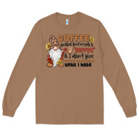 Toasted Coconut coffee spelled backwards is eeffoc & i don't give Long Sleeve Tee - MaliasSmallBusiness