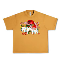 Peanut Butter dental Christmas teeth and candies Urban Heavy Tee - AdoDesignShop