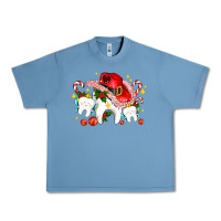 Pebble Blue dental Christmas teeth and candies Urban Heavy Tee - AdoDesignShop