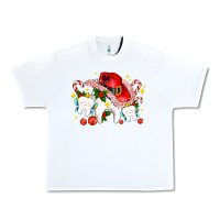 White dental Christmas teeth and candies Urban Heavy Tee - AdoDesignShop