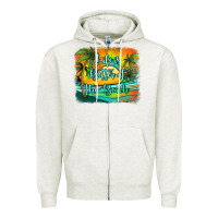 Oatmeal Heather life is better at the beach Zipper Hoodie - Jasminsmagicworld