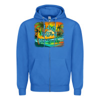 True Royal life is better at the beach Zipper Hoodie - Jasminsmagicworld