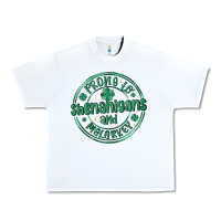 White prone to shenanigans and malarkey Urban Heavy Tee - MaliasSmallBusiness