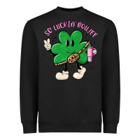 Black so luckin boujee Heavyweight Sweatshirt - MaliasSmallBusiness