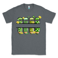 Charcoal Heather patricks day pencils Classic Tee - MaliasSmallBusiness