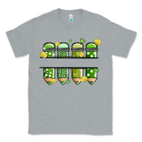 Heather Grey patricks day pencils Classic Tee - MaliasSmallBusiness