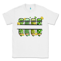 White patricks day pencils Classic Tee - MaliasSmallBusiness