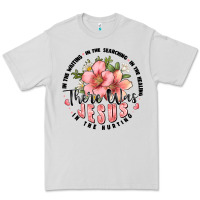 Dove Grey there was jesus Premium Tee - JahusDesignShop