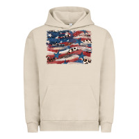 Pigment French Oak Leopard glitter American flag Urban Hoodie - FaDigitalArtStudio