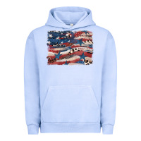 Pigment Grape Ice Leopard glitter American flag Urban Hoodie - FaDigitalArtStudio