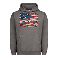 Pigment Tornado Leopard glitter American flag Urban Hoodie - FaDigitalArtStudio