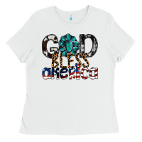 White god bless america Ladies Tee - SublimationCraftShop