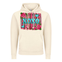 Vintage Artic xoxo valentines day leopard glitter brushstroke Vintage Hoodie - Jasminsmagicworld