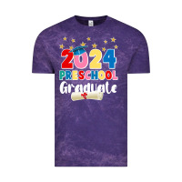 Cloud Purple 2024 preschool graduate Vintage Tee - JahusDesignShop