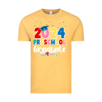 Vintage Mustard 2024 preschool graduate Vintage Tee - JahusDesignShop