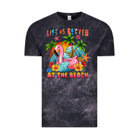Cloud Black life is better at the beach Vintage Tee - MaliasSmallBusiness