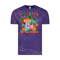 Cloud Purple life is better at the beach Vintage Tee - MaliasSmallBusiness