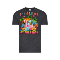 Vintage Black life is better at the beach Vintage Tee - MaliasSmallBusiness