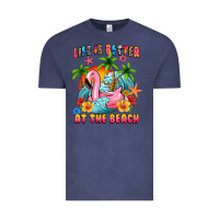 Vintage Denim life is better at the beach Vintage Tee - MaliasSmallBusiness