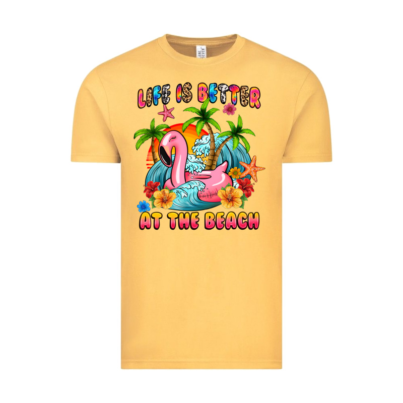 Life Is Better At The Beach Vintage Tee by MaliasSmallBusiness | Teevron