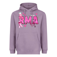 Lavender breast cancer rma registered medical assistant Heavyweight Hoodie - texasbilliewilder