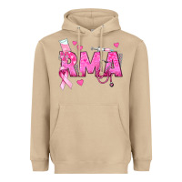 Mushroom breast cancer rma registered medical assistant Heavyweight Hoodie - texasbilliewilder