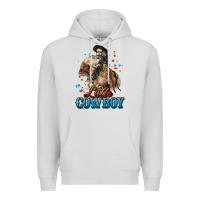 Dove Grey Little Cowboy Midilli Horse kid boy Premium Hoodie - HowdyJamesFarm
