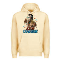 Pina Colada Little Cowboy Midilli Horse kid boy Premium Hoodie - HowdyJamesFarm