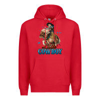 Red Little Cowboy Midilli Horse kid boy Premium Hoodie - HowdyJamesFarm