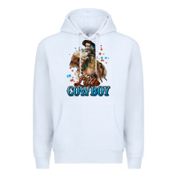 White Little Cowboy Midilli Horse kid boy Premium Hoodie - HowdyJamesFarm
