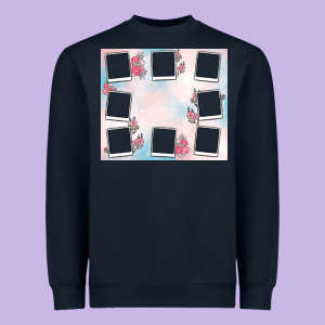 Add Your Text Photo Collage Life Heavyweight Sweatshirt Designed By Maliassmallbusiness
