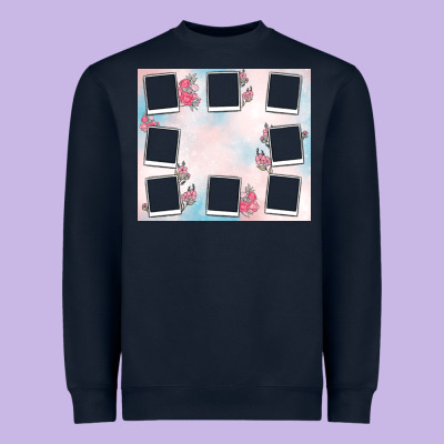 Add Your Text Photo Collage Life Heavyweight Sweatshirt Designed By Maliassmallbusiness