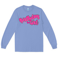 Colony Blue birthday girl Long Sleeve Tee - MaliasSmallBusiness